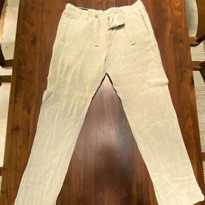 Men’s Perry Ellis Linen Pants, Size 34